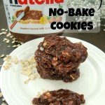 Nutella No Bake Cookies #nutella #nobakecookies